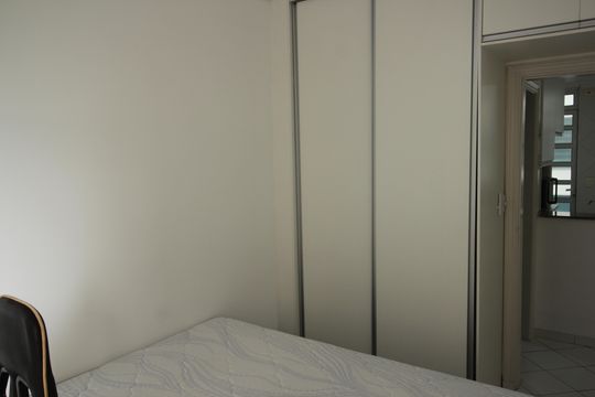 Quarto de apartamento para alugar com 1 quarto, 58m² em Ponta da Praia, Santos