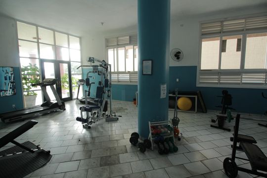 Área comum de apartamento para alugar com 1 quarto, 58m² em Ponta da Praia, Santos