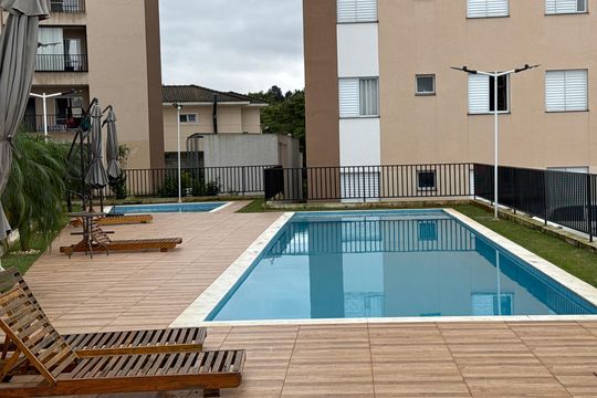 Área comum - Piscina de apartamento para alugar com 2 quartos, 42m² em Jardim da Gloria, Cotia