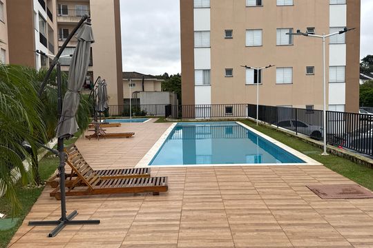 Área comum - Piscina de apartamento para alugar com 2 quartos, 42m² em Jardim da Gloria, Cotia