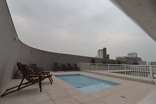 Área Comum - Piscina de apartamento à venda com 2 quartos, 38m² em Jardim, Santo André