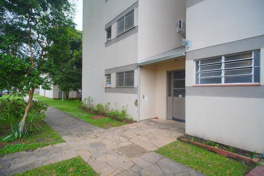 Fachada do bloco de apartamento para alugar com 1 quarto, 48m² em São Miguel, São Leopoldo