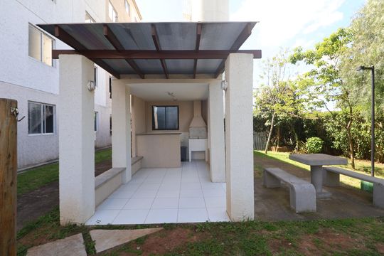Área comum - Churrasqueira de apartamento à venda com 2 quartos, 41m² em Mato Grande, Canoas