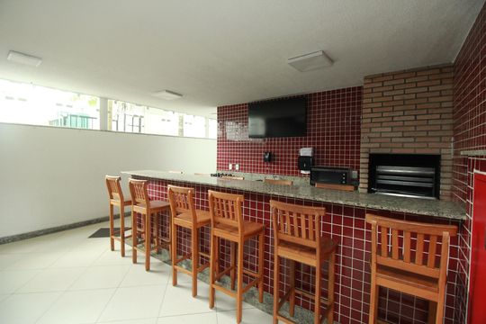 Churrasqueira de apartamento à venda com 2 quartos, 50m² em Utinga, Santo André