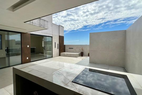 Área gourmet de apartamento à venda com 3 quartos, 216m² em Jardim America, Belo Horizonte
