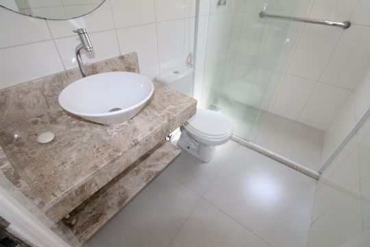 Banheiro de apartamento para alugar com 3 quartos, 90m² em Vila Adyana, São José dos Campos