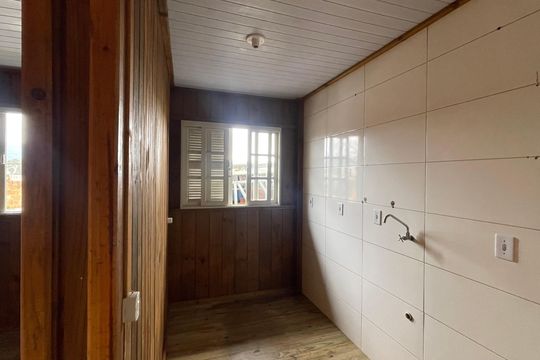 Cozinha de kitnet/studio para alugar com 1 quarto, 30m² em Forquilhas, São José