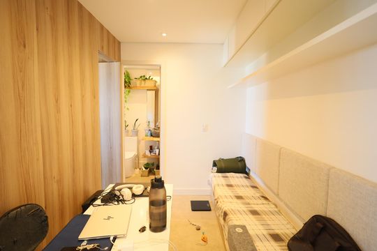 Sala/Cozinha de apartamento à venda com 1 quarto, 30m² em Km 18, Osasco