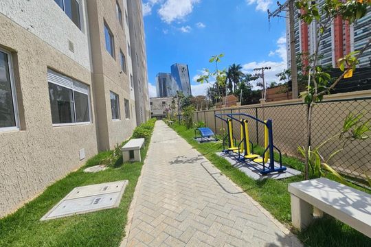 Área comum de apartamento para alugar com 2 quartos, 32m² em Jardim Caravelas, São Paulo