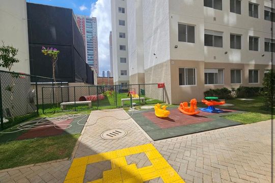 Área comum de apartamento para alugar com 2 quartos, 32m² em Jardim Caravelas, São Paulo