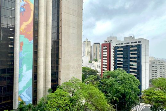 Vista da Varanda de apartamento à venda com 3 quartos, 215m² em Jardim Paulista, São Paulo