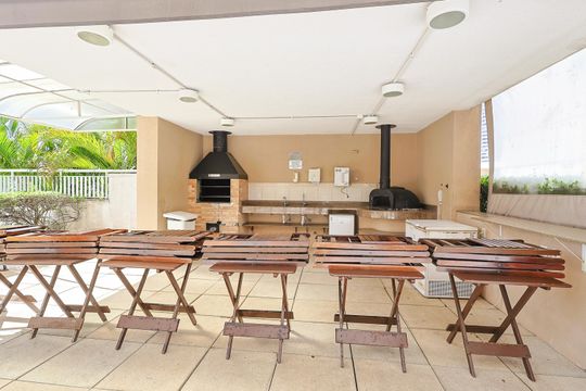 Área comum - Churrasqueira de apartamento à venda com 2 quartos, 63m² em Barra Funda, São Paulo