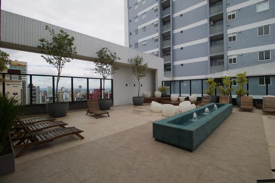 Área comum de apartamento para alugar com 1 quarto, 35m² em Centro, Curitiba