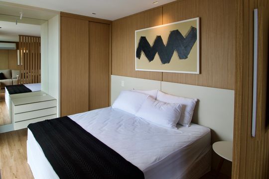 Quarto de apartamento para alugar com 1 quarto, 35m² em Centro, Curitiba