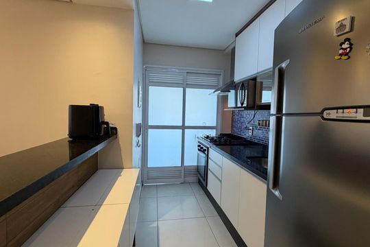 Cozinha de apartamento à venda com 2 quartos, 67m² em Fundacao, São Caetano do Sul