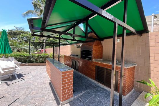 Área comum - Churrasqueira de apartamento para alugar com 2 quartos, 80m² em Barra da Tijuca, Rio de Janeiro
