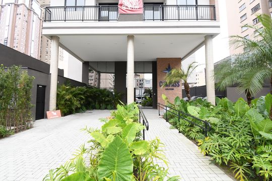 Fachada de kitnet/studio à venda com 1 quarto, 22m² em Centro, Curitiba