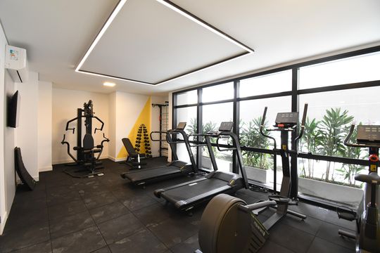 Área comum - Academia de kitnet/studio à venda com 1 quarto, 22m² em Centro, Curitiba