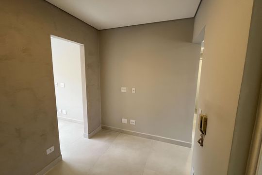 Sala de apartamento para alugar com 1 quarto, 42m² em Ponta da Praia, Santos