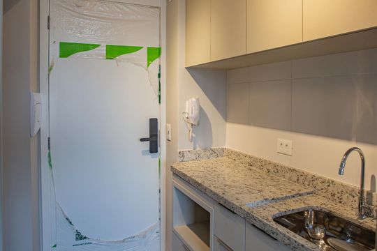 Cozinha de apartamento para alugar com 1 quarto, 26m² em Ipiranga, São Paulo