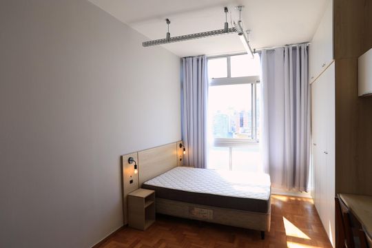 Sala/Quarto de kitnet/studio para alugar com 1 quarto, 28m² em Santo Agostinho, Belo Horizonte