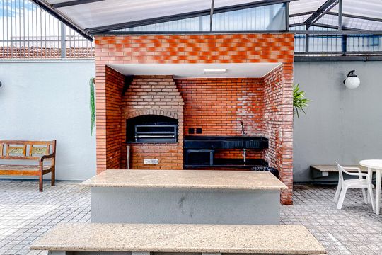 Área comum - Churrasqueira de apartamento à venda com 2 quartos, 99m² em Vila Regente Feijó, São Paulo