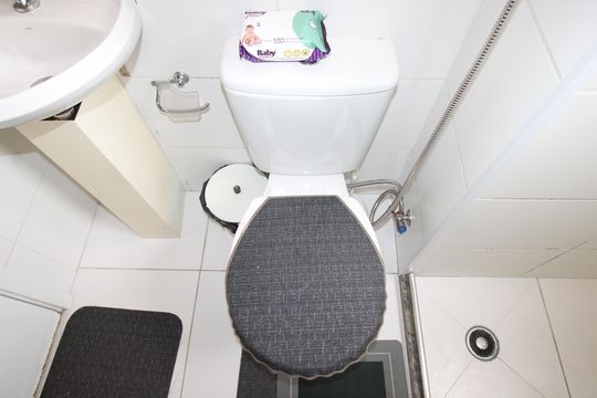 Banheiro de apartamento à venda com 2 quartos, 41m² em Colônia (zona Leste), São Paulo