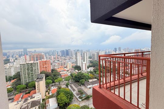 Vista de apartamento para alugar com 2 quartos, 45m² em Santo Amaro, São Paulo