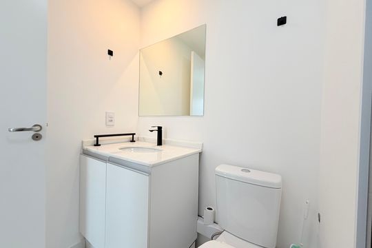 Banheiro de apartamento para alugar com 2 quartos, 45m² em Santo Amaro, São Paulo