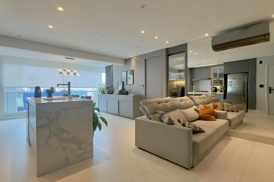 Sala de apartamento à venda com 3 quartos, 99m² em Vila Progresso, Guarulhos