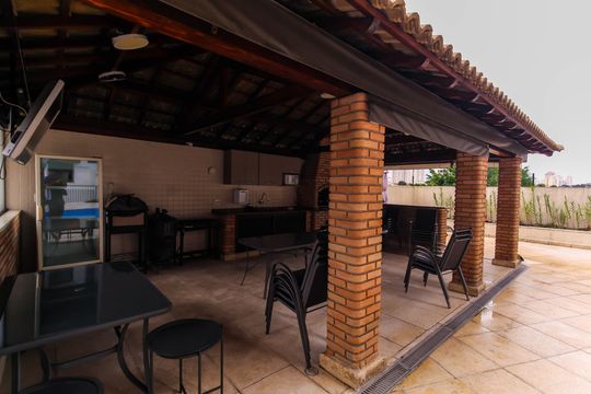 Área comum - Churrasqueira de apartamento à venda com 3 quartos, 118m² em Vila Regente Feijó, São Paulo