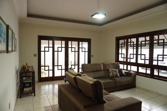 Sala de casa para alugar com 6 quartos, 500m² em Parque dos Timburis, São Carlos