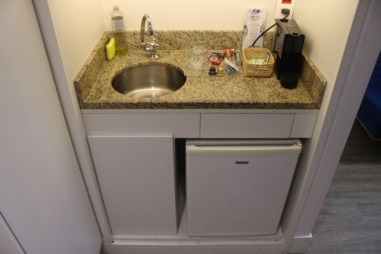 Cozinha de kitnet/studio à venda com 1 quarto, 38m² em Perdizes, São Paulo