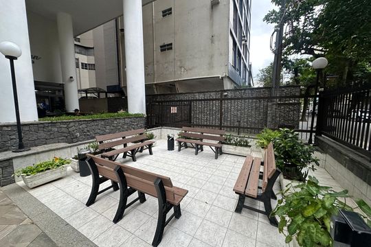 Área comum de apartamento para alugar com 1 quarto, 36m² em Itararé, São Vicente