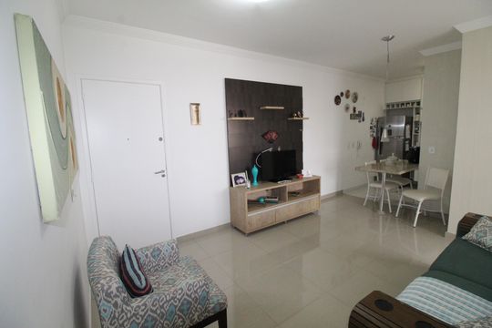 Sala de apartamento para alugar com 2 quartos, 74m² em Parque Residencial Aquarius, São José dos Campos