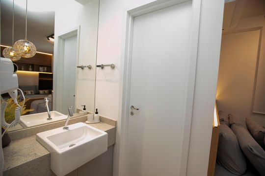 LAVABO de apartamento à venda com 1 quarto, 48m² em Centro, Campinas