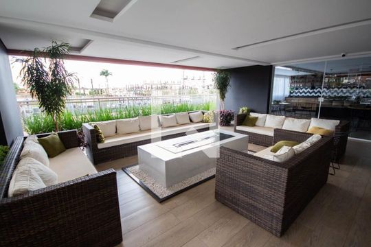 Área social de apartamento para alugar com 1 quarto, 44m² em Jardim Sumare, Ribeirão Preto