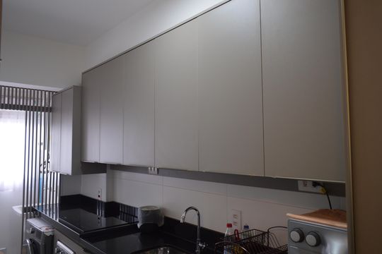 Cozinha e Área de Serviço de apartamento para alugar com 1 quarto, 44m² em Jardim Sumare, Ribeirão Preto