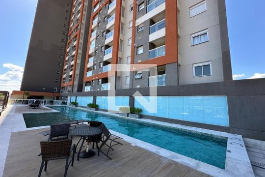 Área comum - Piscina de apartamento para alugar com 1 quarto, 44m² em Jardim Sumare, Ribeirão Preto