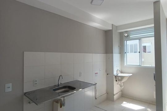 Cozinha e Área de Serviço de apartamento para alugar com 2 quartos, 41m² em Jardim Nova Era, Nova Iguaçu