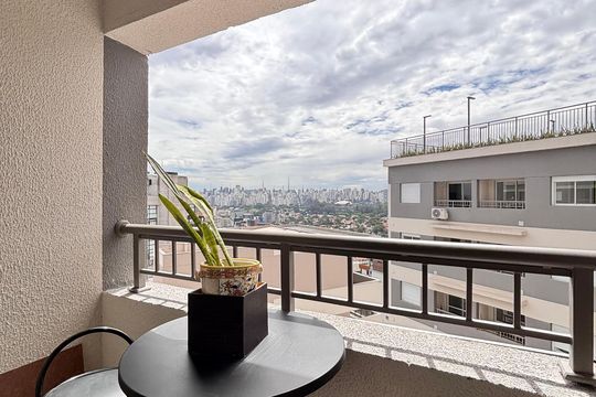Varanda de apartamento para alugar com 1 quarto, 29m² em Vila Nova Conceição, São Paulo