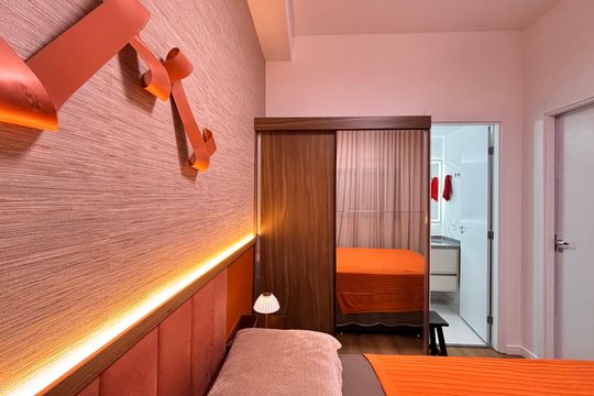 Suíte de apartamento para alugar com 1 quarto, 29m² em Vila Nova Conceição, São Paulo