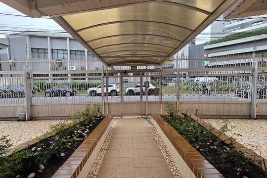 Fachada de apartamento para alugar com 1 quarto, 48m² em Boqueirão, Praia Grande