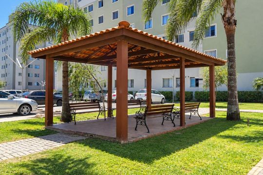 Área Externa de apartamento à venda com 2 quartos, 60m² em Pinheirinho, Curitiba