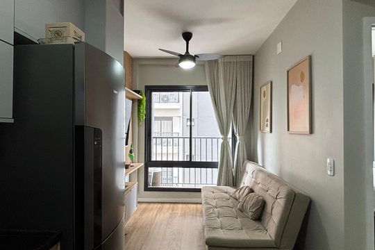 Apartamento para alugar com 1 quarto, 29m² em Mirandópolis, São Paulo