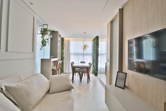 Sala de apartamento para alugar com 2 quartos, 62m² em Granja Marileusa, Uberlândia