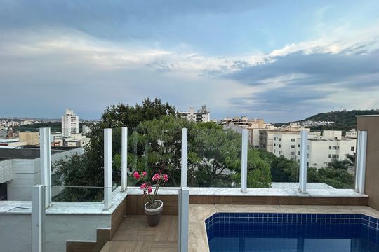 Cobertura  de apartamento à venda com 4 quartos, 190m² em Castelo, Belo Horizonte
