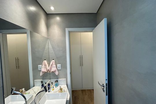 Banheiro quarto  de apartamento à venda com 4 quartos, 190m² em Castelo, Belo Horizonte