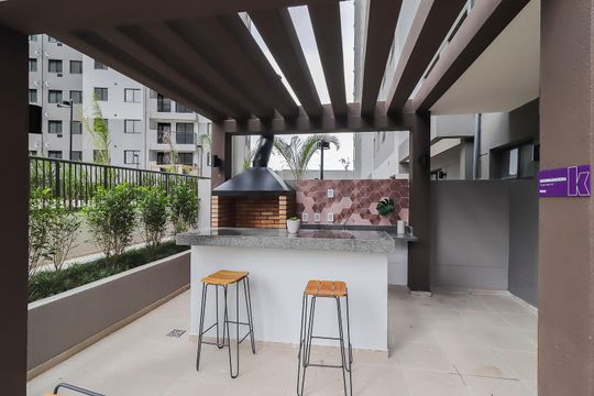 Área comum - Churrasqueira de apartamento para alugar com 2 quartos, 42m² em Vila Campanela, São Paulo