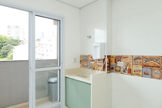 Área de Serviço de apartamento à venda com 2 quartos, 43m² em Vila Carmosina, São Paulo